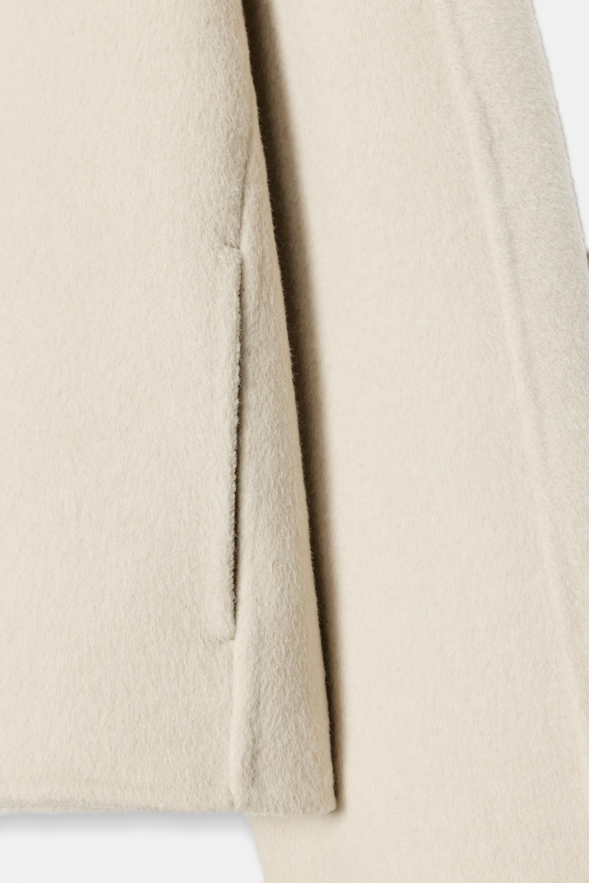 SHORT WOOL-BLEND COAT ZW COLLECTION